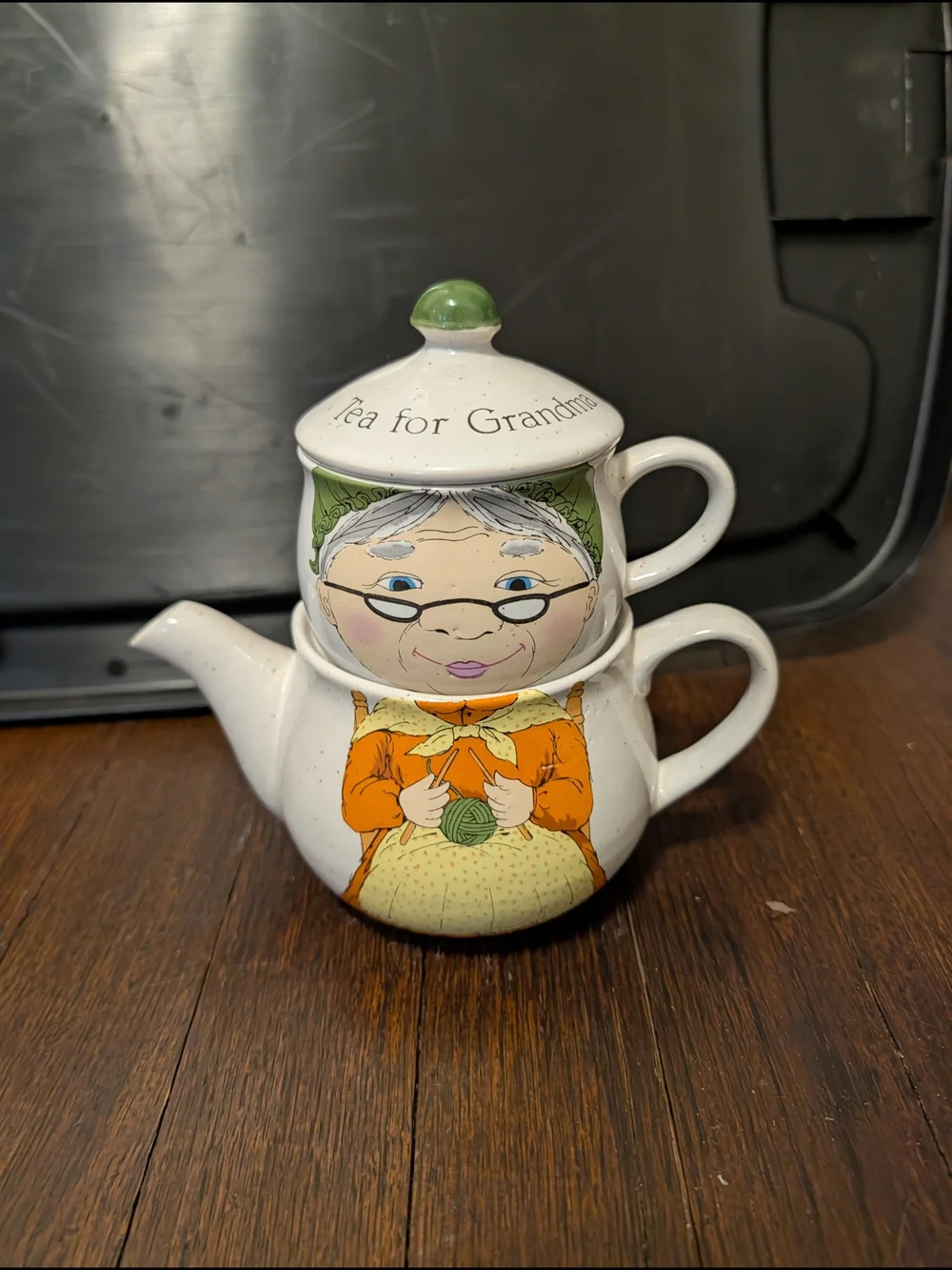 Tea for Grandma Ceramic Tea-for-One Set